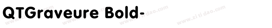 QTGraveure Bold字体转换